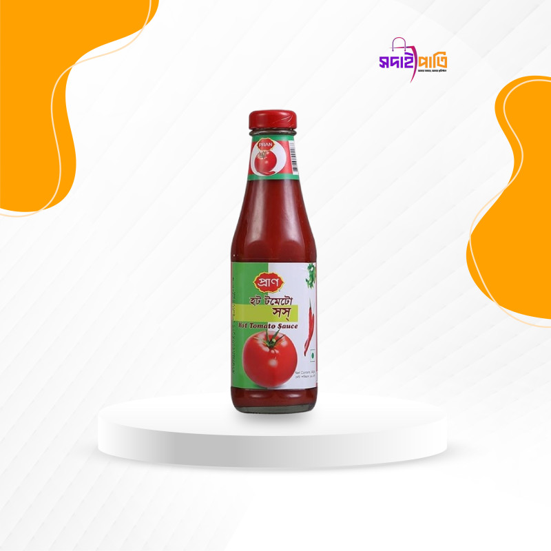 প্রাণ হট টমেটো সস ৩৪০ গ্রাম
