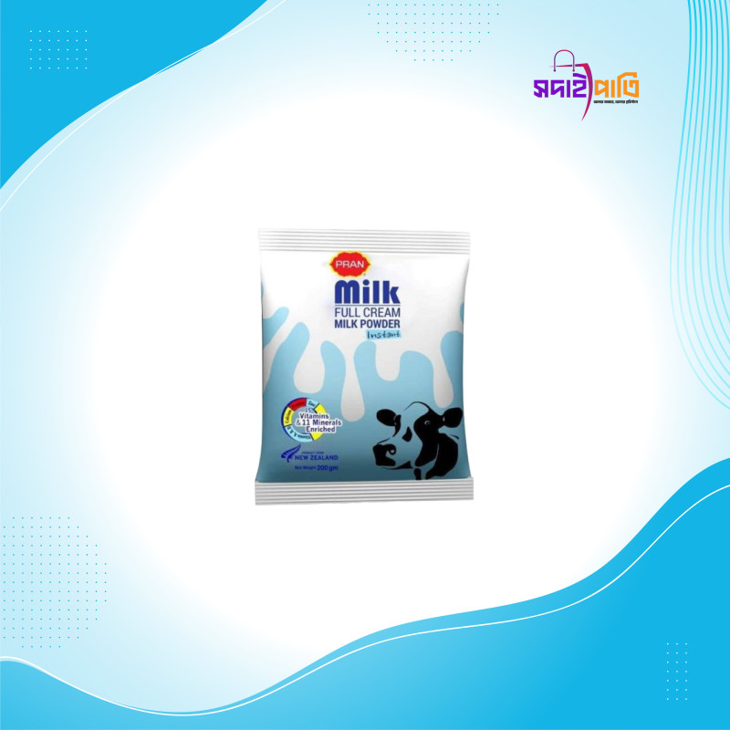 প্রাণ গুড়া দুধ ২০০ গ্রাম